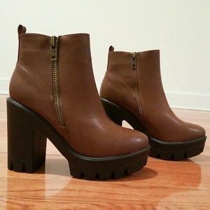 Zipper Ankle Booties
